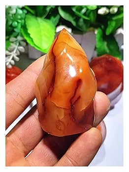 Amazon.co.jp: 原石 赤瑪瑙石レイキ天然鉱物標本エネルギー